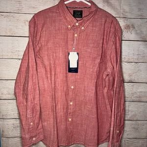 Men's Jachs Long Sleeve Button Down Shirt NWT Size XL